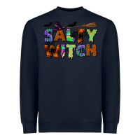 Navy salty witch Heavyweight Sweatshirt - BundleAndBundleShop