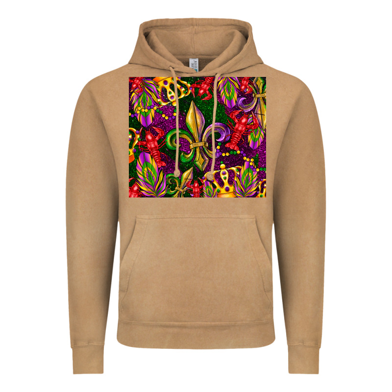 Mardi Gras Vintage Hoodie by CowGirlArtShop | Teevron