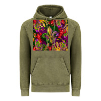 Vintage Olive mardi gras Vintage Hoodie - CowGirlArtShop