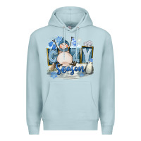 Blue Mist Cozy Season Premium Hoodie - FaDigitalArtStudio
