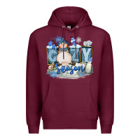 Burgundy Cozy Season Premium Hoodie - FaDigitalArtStudio
