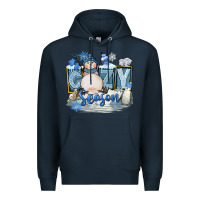 Navy Cozy Season Premium Hoodie - FaDigitalArtStudio
