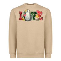 Mushroom christmas penguin love Heavyweight Sweatshirt - FaDigitalArtStudio