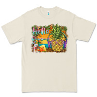 Bone hello summer pineapple Premium Tee - BarkalooDesign