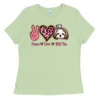 Matcha Peace Love Shih Tzu Ladies Tee - Bettercallsaul