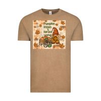 Vintage Coffee pumpkin kisses and harvest wishes Vintage Tee - TumblerDesignByShophia