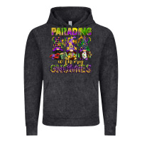 Vintage Black parading with my gnomies mardi gras Vintage Hoodie - CowGirlArtShop