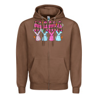 Chestnut Easter Day Mamaa Zipper Hoodie - CowhideDigitalArt