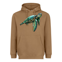 Toasted Coconut sea turtle Heavyweight Hoodie - Artiststas