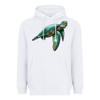 White sea turtle Heavyweight Hoodie - Artiststas