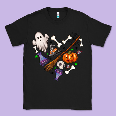 Love Hallowen Classic Tee Designed By Nancycooperartshop