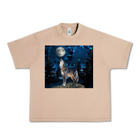 Burro wolf howling at the moon Urban Heavy Tee - TumblerDesignByShophia