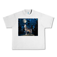 Lunar Rock wolf howling at the moon Urban Heavy Tee - TumblerDesignByShophia