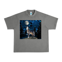 Tornado wolf howling at the moon Urban Heavy Tee - TumblerDesignByShophia
