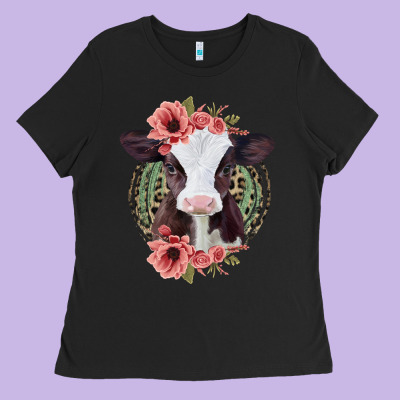 Baby Calf Ladies Tee Designed By Bettercallsaul