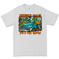 Dove Grey country roads take me home old western truck Premium Tee - Jasminsmagicworld