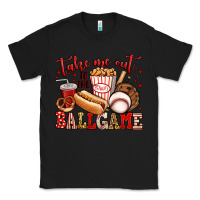 Black take me out to the ball game baseball Classic Tee - Jasminsmagicworld