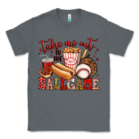 Charcoal Heather take me out to the ball game baseball Classic Tee - Jasminsmagicworld