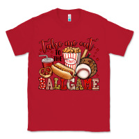 Red take me out to the ball game baseball Classic Tee - Jasminsmagicworld