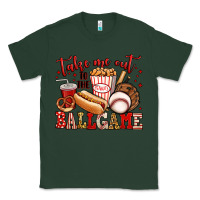Sports Green take me out to the ball game baseball Classic Tee - Jasminsmagicworld