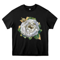 Black Pillow Fight Rose Heavy Core Tee - LillyAllenDesigns