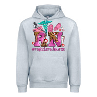 Heather Grey registered nurse with crocs Urban Hoodie - AdoDesignShop