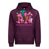 Mauve Wine registered nurse with crocs Urban Hoodie - AdoDesignShop