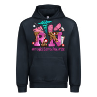 Navy registered nurse with crocs Urban Hoodie - AdoDesignShop