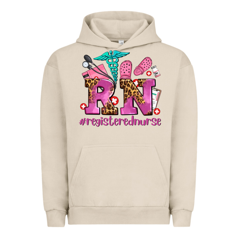 Registered Nurse With Crocs Urban Hoodie by AdoDesignShop | Teevron