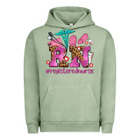 Pigment Oil Green registered nurse with crocs Urban Hoodie - AdoDesignShop