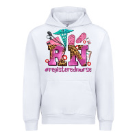 White registered nurse with crocs Urban Hoodie - AdoDesignShop