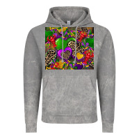 Mardi Gras Hearts Vintage Hoodie | Teevron