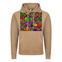 Vintage Coffee mardi gras hearts Vintage Hoodie - CowGirlArtShop