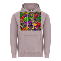 Vintage Zinc mardi gras hearts Vintage Hoodie - CowGirlArtShop