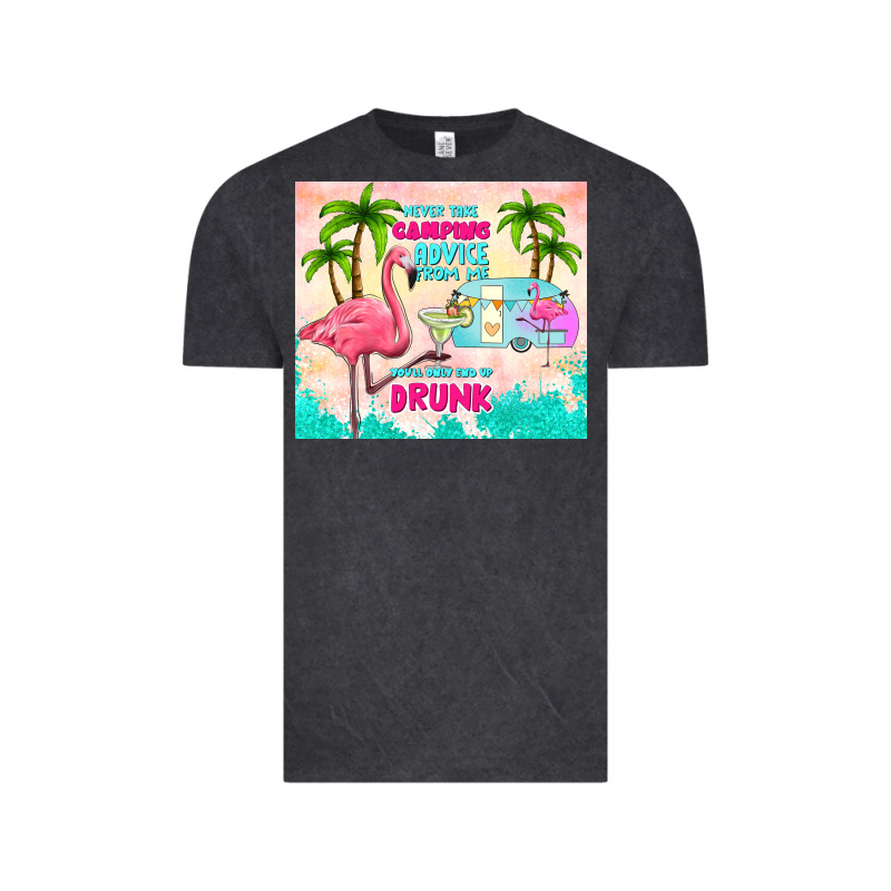 Never Take Camping Advice From Me Vintage Tee by TumblerDesignByShophia | Teevron