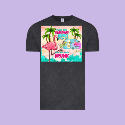 Never Take Camping Advice From Me Vintage Tee Designed By Tumblerdesignbyshophia