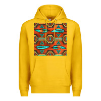 Lemon native american aztec seamless pattern 2 Premium Hoodie - BundleAndBundleShop