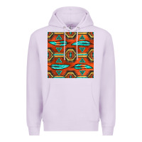 Lilac native american aztec seamless pattern 2 Premium Hoodie - BundleAndBundleShop