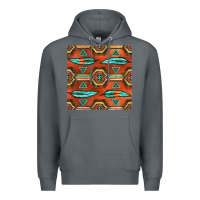 Rock native american aztec seamless pattern 2 Premium Hoodie - BundleAndBundleShop