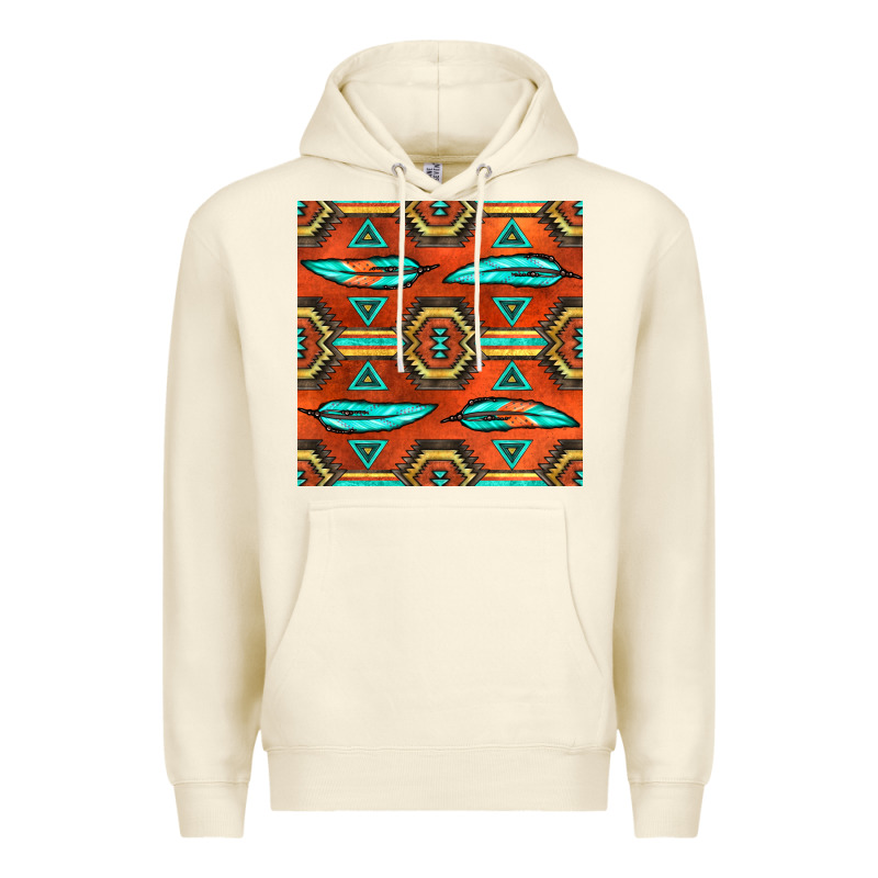 Native American Aztec Seamless Pattern 2 Premium Hoodie by BundleAndBundleShop | Teevron