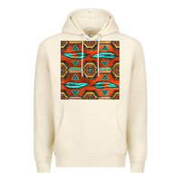 Sandshell native american aztec seamless pattern 2 Premium Hoodie - BundleAndBundleShop