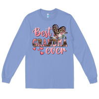 Colony Blue Best Grandma ever Mother's Day Long Sleeve Tee - CowGirlArtShop