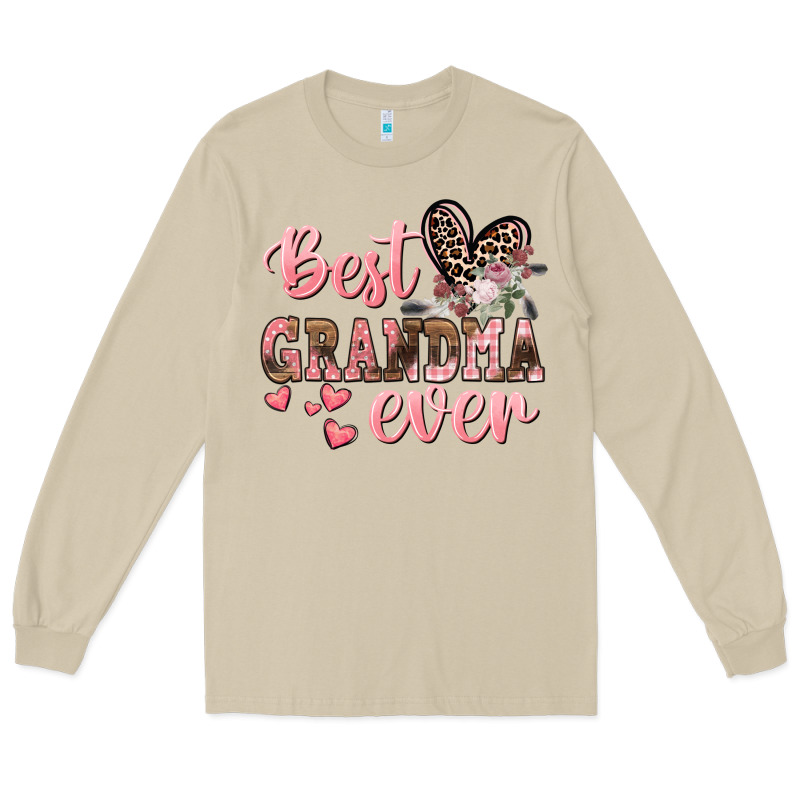 Best Grandma Ever Mother's Day Long Sleeve Tee by CowGirlArtShop | Teevron