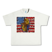 Pistachio jesus christ with american flag Urban Heavy Tee - TumblerDesignByShophia