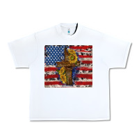White jesus christ with american flag Urban Heavy Tee - TumblerDesignByShophia