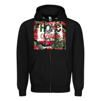 Black christmas homecoming celebration Zipper Hoodie - CowhideDigitalArt