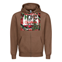 Chestnut christmas homecoming celebration Zipper Hoodie - CowhideDigitalArt