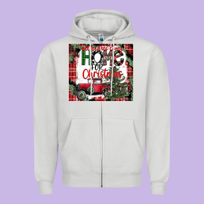Christmas Homecoming Celebration Zipper Hoodie Designed By Cowhidedigitalart