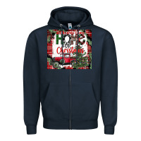 Navy christmas homecoming celebration Zipper Hoodie - CowhideDigitalArt