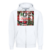 White christmas homecoming celebration Zipper Hoodie - CowhideDigitalArt